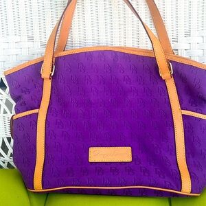 Dooney & Bourke Purple Tote Large